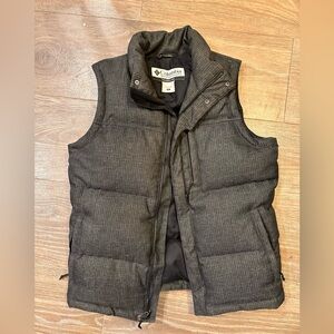 Columbia Puffer Vest | Men’s Medium | Dark Gray | Insulated Outdoor Vest